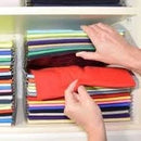 Kit 10 Organizador Roupas Camisas Camisetas Tipo Arquivo
