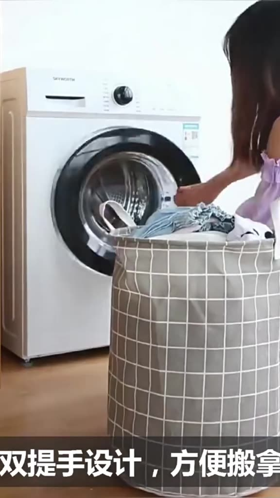 Cesto Organizador Multiuso Dobrável–Impermeável, Compacto e Resistente – Ideal para Roupa Suja, Brinquedos e Mais | 40L