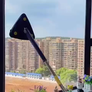 Esfregão Triangulo 2 Refis 130 comprimento Ajustável Giratória 360° Mop Limpeza Banheiro Chão Ja