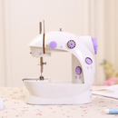 Mini Maquina De Costura Elétrica Bivolt + Pedal Portátil