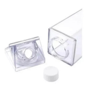 Garrafa Transparente Em Formato Caixa Leite Portátil Geladeira 500ml-1000ml