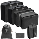 Kit Organizador de Mala com 7 Peças para Roupas e Viagem