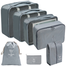 Kit Organizador de Mala com 7 Peças para Roupas e Viagem