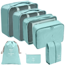 Kit Organizador de Mala com 7 Peças para Roupas e Viagem