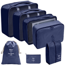 Kit Organizador de Mala com 7 Peças para Roupas e Viagem