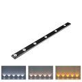 Luminária LED com Sensor de Movimento 60cm Ultra Fina 3 Cores Recarregável
