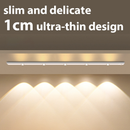 Luz de LED com Sensor para Armário 60cm Ultra Fina 3 Cores, Recarregável (Branco/Quente/Natural)-F9