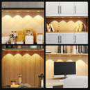 Luz de LED com Sensor para Armário 60cm Ultra Fina 3 Cores, Recarregável (Branco/Quente/Natural)-F9