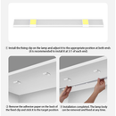 Luz de LED com Sensor para Armário 60cm Ultra Fina 3 Cores, Recarregável (Branco/Quente/Natural)-F9
