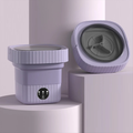 Mini Máquina de Lavar Dobrável 12,5L com Centrífuga 3 Modos Bivolt