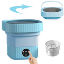 Mini Máquina De Lavar Roupa 12,5L Automática 3 Modos Centrifugador Drenagem Dobrável Bivolt