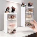 Organizador de Maquiagem Multiuso com Gavetas | Porta Pincéis e Cosméticos | Design Moderno