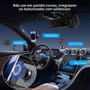 Suporte Celular Carro Magnético Metal Ventosa a Vácuo 360° Forte Anti-Queda iPhone