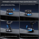 Suporte Celular Carro Magnético Metal Ventosa a Vácuo 360° Forte Anti-Queda iPhone
