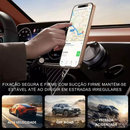 Suporte Celular Carro Magnético Metal Ventosa a Vácuo 360° Forte Anti-Queda iPhone