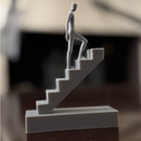 Escultura Caminho Ao Topo Sucesso Estátua Decorativa Motivacional Sucesso Escritório Mesa Luxo 13cm
