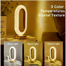 Luminária de Mesa Lâmpada Touch Quarto Luxuosa Cristal Acrílico 3 Tons de Led