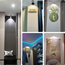 Led Parede Decoração sem fio Com Sensor de Movimento Luminaria Recarregável para Casa Escritorio