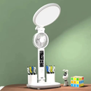 Luminária com Ventilador Mesa Touch 7W Luz Fria e Quente 40 LEDs Onistek ON-LM30