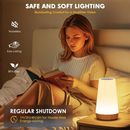 Luminária De Luz Noturna Controle De Toque Recarregáveis 13 Cores LED