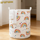 Cesto Organizador Dobrável Impermeável 40L Multiuso para Roupas e Brinquedos
