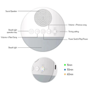 Máquina de ruído branco infantil , luz noturna com carregamento USB, reprodutor de som para dormir
