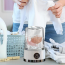 Mini Máquina de Lavar 1000ml Compacta Recarregável para Peças Íntimas Roupas Leves Meias e Bebê Portátil