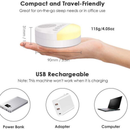 Máquina de ruído branco infantil , luz noturna com carregamento USB, reprodutor de som para dormir