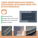 Tapete de Banheiro Absorvente Antiderrapante de Secagem Rápida