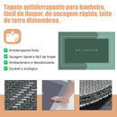 Tapete de Banheiro Absorvente Antiderrapante de Secagem Rápida