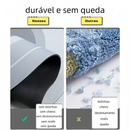 Tapete de Banheiro Absorvente Antiderrapante Secagem Rápida