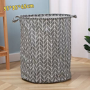 Cesto Organizador Dobrável Impermeável 40L Multiuso para Roupas e Brinquedos