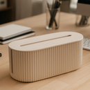 Organizador de Mesa Para Cabos e Fios Multiuso Armazenamento de Tomadas Caixa