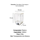 Dispensia SmartWall 1000ml – O dispenser inteligente que transforma qualquer cozinha em um espaço organizado.