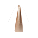 Ventilador Repelente de Mesa 9cm x 9cm x 26cm Rose Metálico